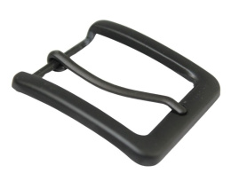 Klamra Bezniklowa Do Paska Męskiego Skórzanego 40 mm Czarna Matowa