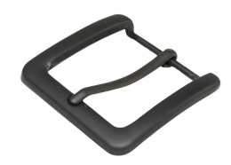 Klamra Bezniklowa Do Paska Męskiego Skórzanego 40 mm Czarna Matowa