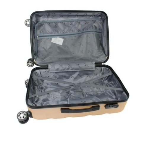 Mała Ekskluzywna Walizka Turystyczna Peterson PTN 5806 MORELOWA 55 x 38 x 24 38 Litrów