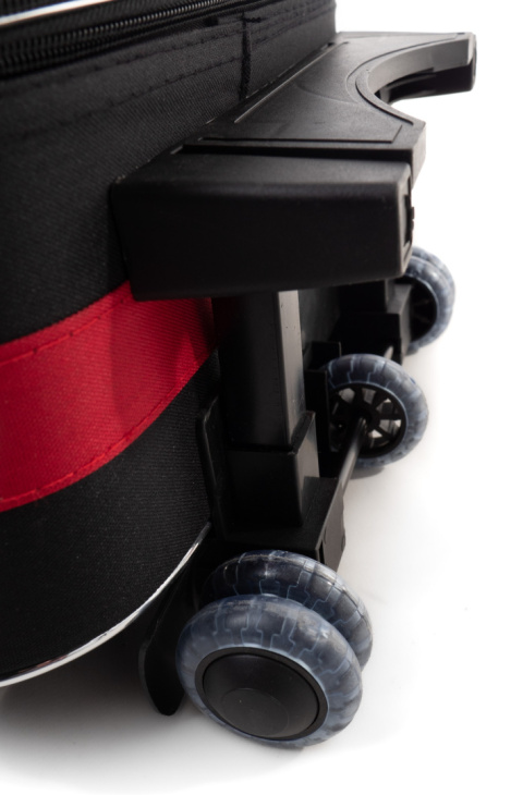 Mała Ekskluzywna Walizka Turystyczna RGL HC801-3 CZARNO-SZARA 55x41x21 34 Litry Madrid Collection