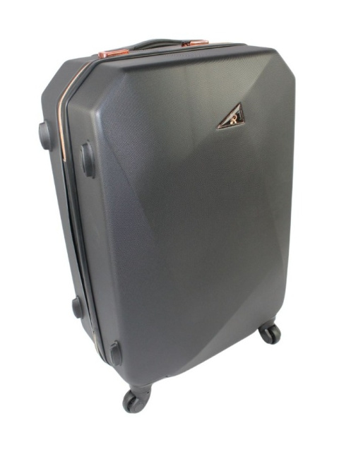 Mała Ekskluzywna Walizka Turystyczna ROGOWSKI BALI 820 CZARNA 57 x 41 x 23 42 litry