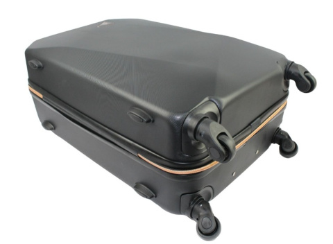Mała Ekskluzywna Walizka Turystyczna ROGOWSKI BALI 820 CZARNA 57 x 41 x 23 42 litry