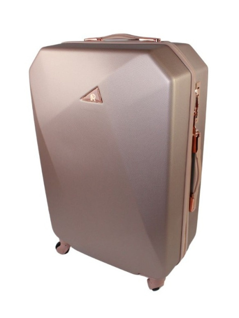 Mała Ekskluzywna Walizka Turystyczna ROGOWSKI BALI 820 PUDROWY RÓŻ 57 x 41 x 23 42 litry