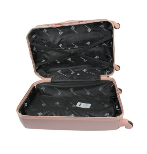 Mała Ekskluzywna Walizka Turystyczna ROGOWSKI BALI 820 PUDROWY RÓŻ 57 x 41 x 23 42 litry