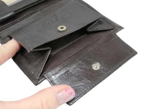 Portfel Męski Skórzany WILD Skóra Licowa Duży Pionowy Bez Zapięcia N4-P 7834 13 x 10 x 2,5 [cm]