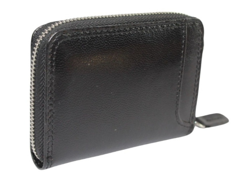 Portfel Skórzany Bułeczka VALENTINI Skóra Licowa Suwak 987 1228 10,5 x 8 x 2 [cm]