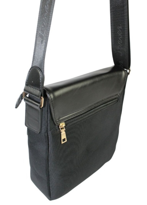 Torebka Torba JENNIFER JONES Listonoszka Czarna Materiał 2130 28 x 26 x 9 [cm]