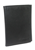 Etui Na Karty Dokumenty Cavaldi Duże Pionowe Trzy Części Skóra Naturalna PAL50 CZARNY 13 x 10 x 1,5 [cm]