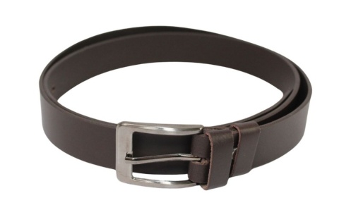 Pasek Męski Skórzany COMPLEX (PL) GŁADKI Skóra Naturalna 30 mm CZEKOLADOWY