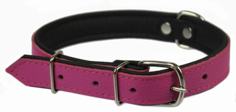 Solidna Obroża Dla Psa Skóra Naturalna 10 mm / 32 cm ZL0151 ZOO LESZCZ (PL)