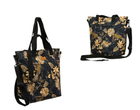 Torebka Damska Listonoszka Materiałowa Rovicky (PL) R-TZ15605/02 Na Suwak 47 x 40 x 17,5 [cm]