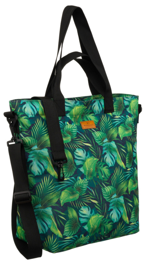 Torebka Damska Listonoszka Materiałowa Rovicky (PL) R-TZ15605/03 Na Suwak 47 x 40 x 17,5 [cm]