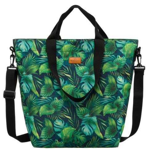 Torebka Damska Listonoszka Materiałowa Rovicky (PL) R-TZ15605/03 Na Suwak 47 x 40 x 17,5 [cm]