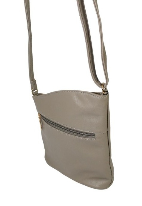 Torebka Skórzana Jennifer Jones Listonoszka Skóra Włoska JJ3107 BEŻOWY