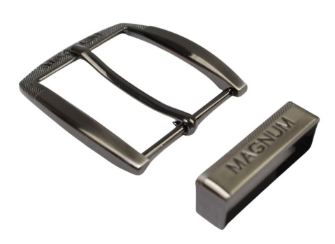 Klamra Do Paska Męskiego Skórzanego 40 mm Sprzączka DeLuxe Bardzo Mocna Z Metalową Szlufką WZÓR MAGNUM WZ 1