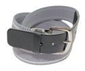 Pasek Gumowa Plecionka Polska Galanteria (PL) XXL Rozciągliwy SZARO-BIAŁY 40 mm Klamra Tradycyjna Uniwersalny Zakres Zapinania