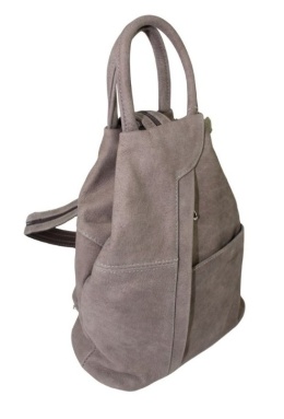 Plecak Skórzany PolskaGalanteria (PL) JOANNA Surowa Skóra PIASKOWY