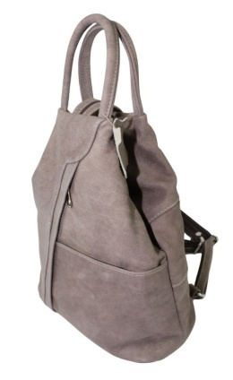 Plecak Skórzany PolskaGalanteria (PL) JOANNA Surowa Skóra PIASKOWY