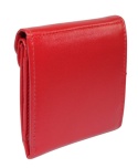 Portfelik Uniwersalny Mała Sakieweczka Skórzana Peterson MARS II Skóra Naturalna RFID RD-N08G CZERWONY 8,5 x 9 x 2 [cm]
