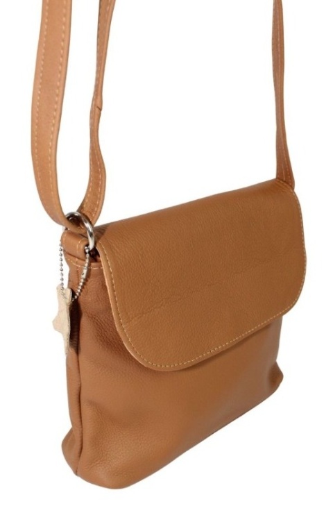 Torebka Skórzana MAGRE (PL) LIDKA Średnia Listonoszka Skóra Naturalna BRĄZOWA