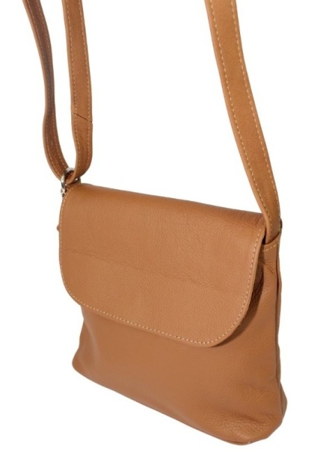 Torebka Skórzana MAGRE (PL) LIDKA Średnia Listonoszka Skóra Naturalna BRĄZOWA