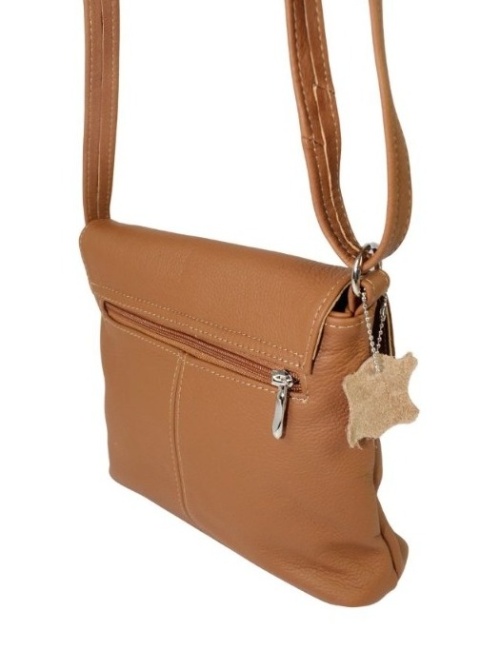 Torebka Skórzana MAGRE (PL) LIDKA Średnia Listonoszka Skóra Naturalna BRĄZOWA