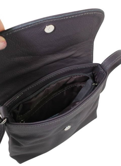 Torebka Skórzana MAGRE (PL) LIDKA Średnia Listonoszka Skóra Naturalna BRĄZOWA