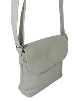 Torebka Skórzana MAGRE (PL) LIDKA Średnia Listonoszka Skóra Naturalna KREMOWA