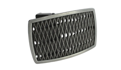 Klamra Bezniklowa Do Paska Sprzączka Pełna Blaszka Z Bolczykiem 40 mm Metalowa Solidna KBOL40/99 "SIATKA"