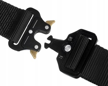 Pasek Militarny PolskaGalanteria (PL) Bardzo Wytrzymały Limitowana Edycja BL159 CZARNY