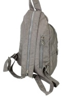 Praktyczny Plecak Materiałowy Kresz Wodoodporny BAG STREET 2257 SZARY 35 x 21 x 12 [cm]