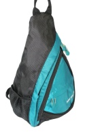 Sportowy Plecak Na Jedno Ramię BAG STREET Praktyczny I Wygodny TURKUSOWY 4388 35 x 25 x 7 [cm]