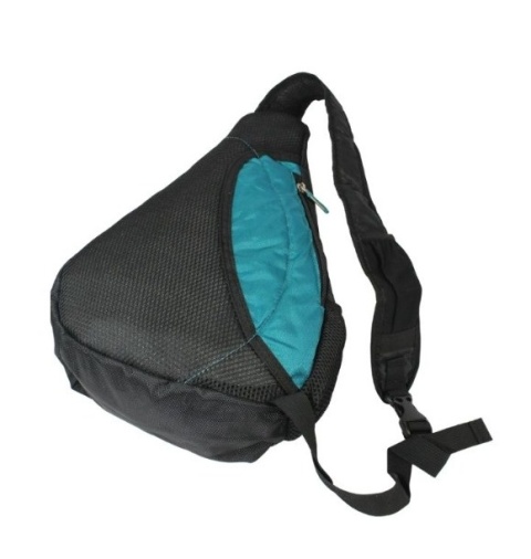Sportowy Plecak Na Jedno Ramię BAG STREET Praktyczny I Wygodny TURKUSOWY 4388 35 x 25 x 7 [cm]