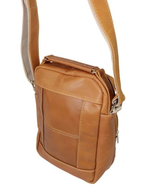 Torba męska skórzana MAGRE (PL) Pionowa Filip DeLuxe BRĄZOWY 25 x 20 x 11 [cm]