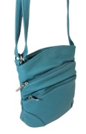 Torebka Skórzana MAGRE (PL) ALISA Listonoszka Skóra Naturalna TURKUSOWY