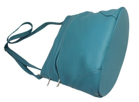 Torebka Skórzana MAGRE (PL) ALISA Listonoszka Skóra Naturalna TURKUSOWY