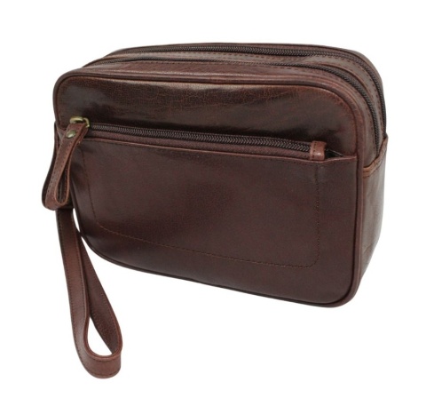 Ekskluzywna Saszetka Premium Męska Skórzana El Forrest MB13 22 Skóra Naturalna Bydlęca CZEKOLADOWA 21 x 15 x 6 [cm]