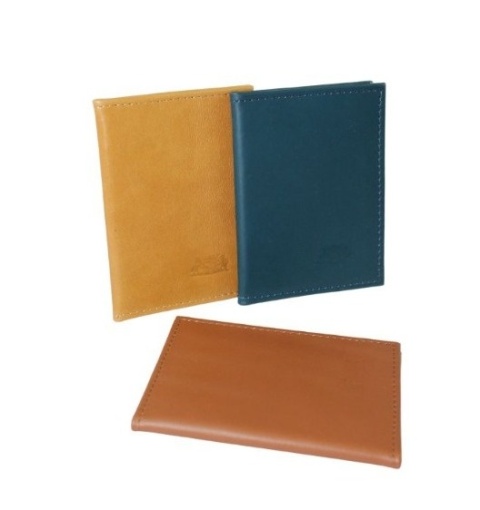 Etui Na Karty Dokumenty ELKOR (PL) Mały Wizytownik Skóra Naturalna EL119