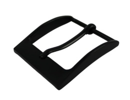 Klamra Do Paska Męskiego Skórzanego 40 mm Czarna