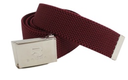 Pasek Gumowa Plecionka Polska Galanteria (PL) Super Rozciągliwy 40 mm Klamra Zatrzaskowa Szeroki Zakres Zapinania BORDOWY