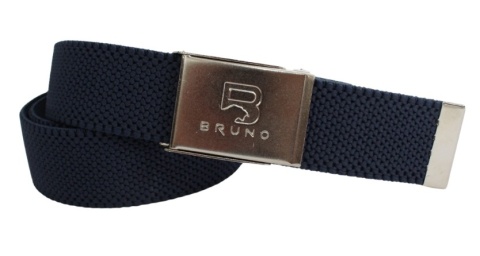 Pasek Gumowa Plecionka Polska Galanteria (PL) Super Rozciągliwy 40 mm Klamra Zatrzaskowa Szeroki Zakres Zapinania GRANATOWY