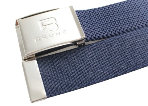 Pasek Gumowa Plecionka Polska Galanteria (PL) Super Rozciągliwy 40 mm Klamra Zatrzaskowa Szeroki Zakres Zapinania JEANS