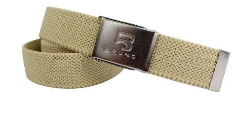 Pasek Gumowa Plecionka Polska Galanteria (PL) Super Rozciągliwy 40 mm Klamra Zatrzaskowa Szeroki Zakres Zapinania KREMOWY