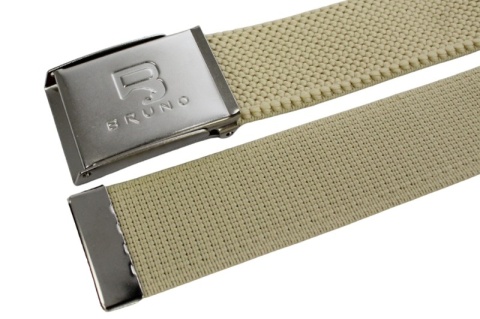 Pasek Gumowa Plecionka Polska Galanteria (PL) Super Rozciągliwy 40 mm Klamra Zatrzaskowa Szeroki Zakres Zapinania KREMOWY