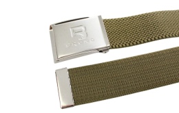 Pasek Gumowa Plecionka Polska Galanteria (PL) Super Rozciągliwy 40 mm Klamra Zatrzaskowa Szeroki Zakres Zapinania OLIWKOWY