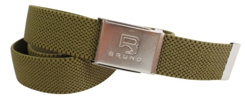 Pasek Gumowa Plecionka Polska Galanteria (PL) Super Rozciągliwy 40 mm Klamra Zatrzaskowa Szeroki Zakres Zapinania OLIWKOWY