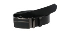 Pasek Męski Skórzany Arucce (PL) Skóra Licowa EXTRA 35 mm CZARNY Gładki Klamra Samozaciskowa CZARNA 8