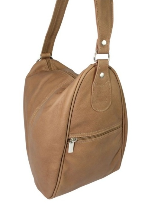 Plecak Skórzany ELKOR (PL) Jowita De Luxe Skóra Naturalna Licowa CAPPUCINO