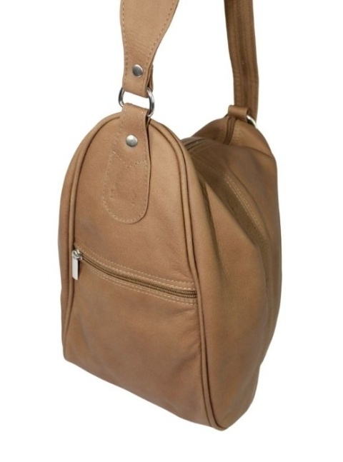 Plecak Skórzany ELKOR (PL) Jowita De Luxe Skóra Naturalna Licowa CAPPUCINO