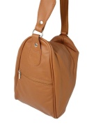 Plecak Skórzany ELKOR (PL) Jowita De Luxe Skóra Naturalna Licowa KARMELOWY